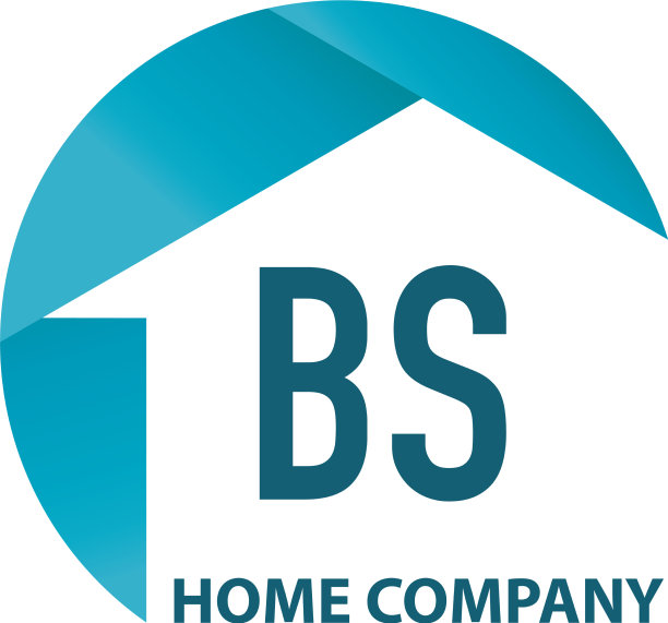 首字母b家或物业标志设计图片下载