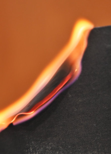 燃烧的布图片下载