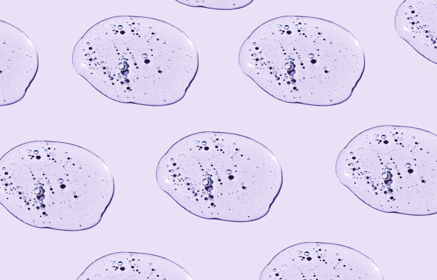 背景俯视图上的血清液滴图案图片下载