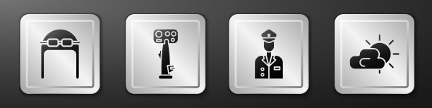 设置飞行员帽和护目镜飞机操纵图片下载