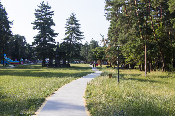 人行道上图片下载