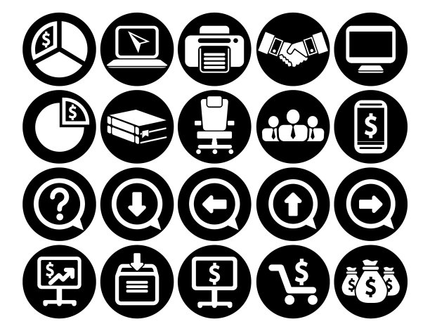 CMS内容管理系统网页设计图标图片下载