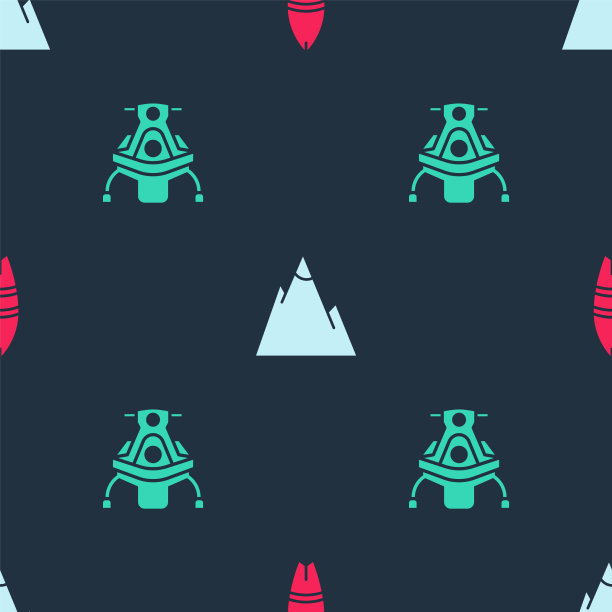 设置冲浪板山和雪地摩托图片下载