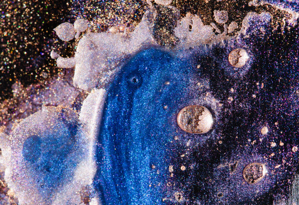 黑色上抽象的金属色图片下载