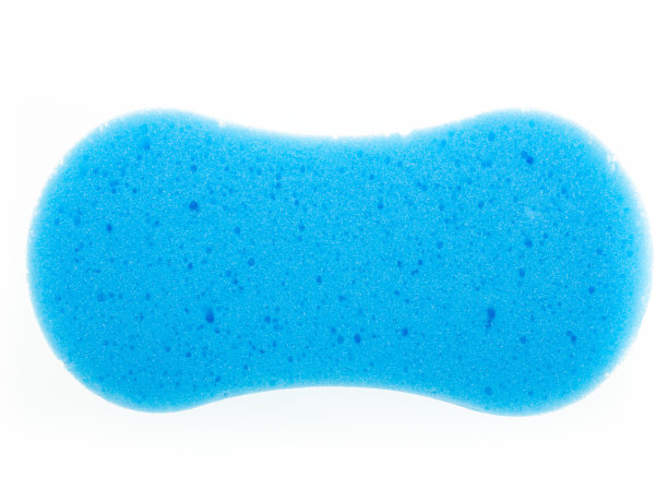 清洁海绵隔离在白色背景上图片下载