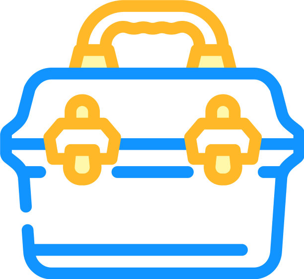 复古的午餐盒颜色图标图片下载