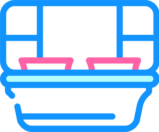 章节午餐盒颜色图标图片下载