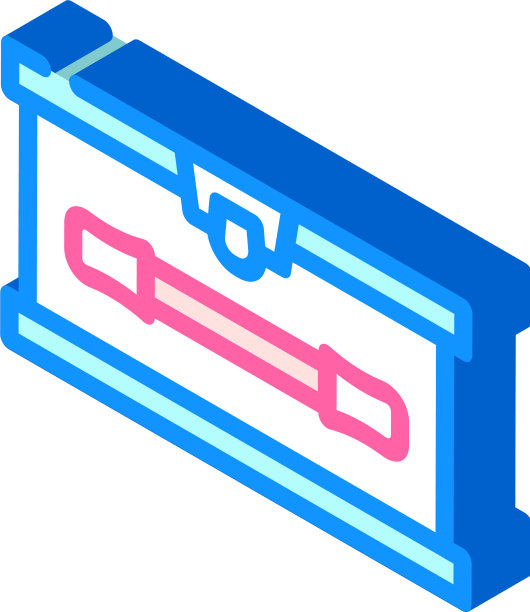 手柄等距图标午餐盒图片下载