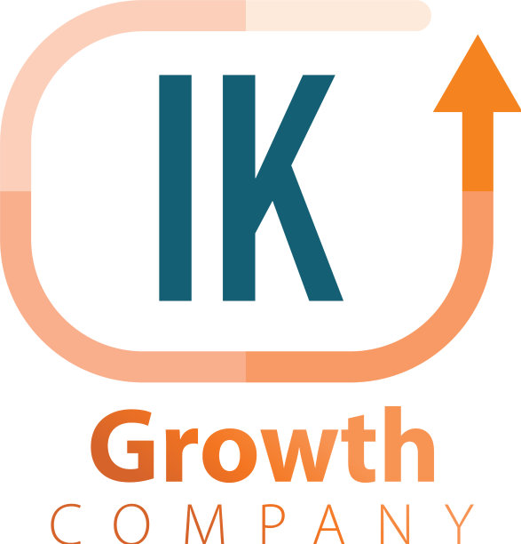 首字母ik成长标志设计模板图片下载
