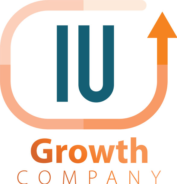 字母IU成长logo设计模板图片下载