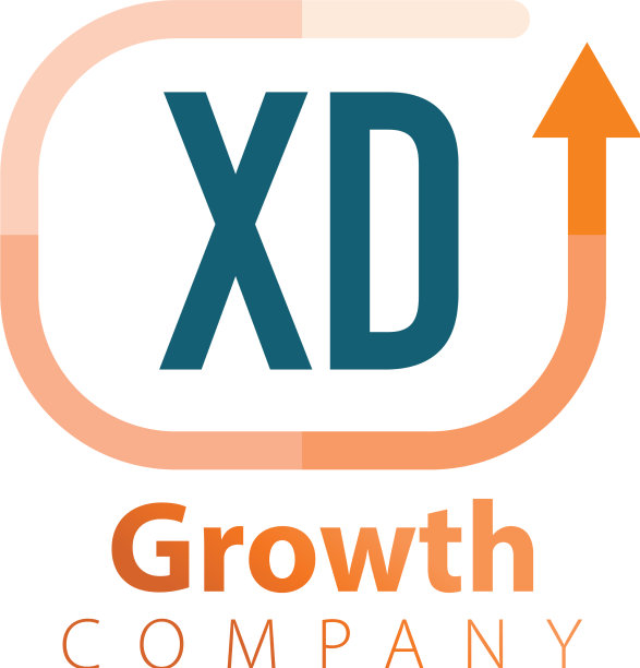 首字母xd成长起来的标志设计模板图片下载