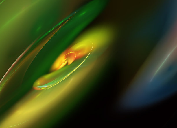 抽象色彩动态背景与灯光效果。分形螺旋。分形艺术图片下载