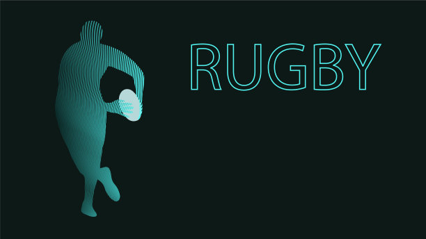 橄榄球运动员，带球跑的队员图片下载