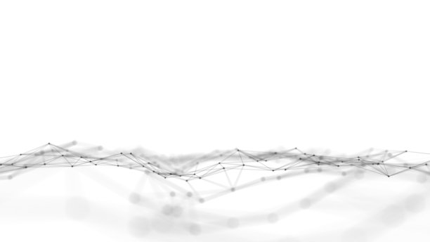 连接的黑线和白底点。图片下载