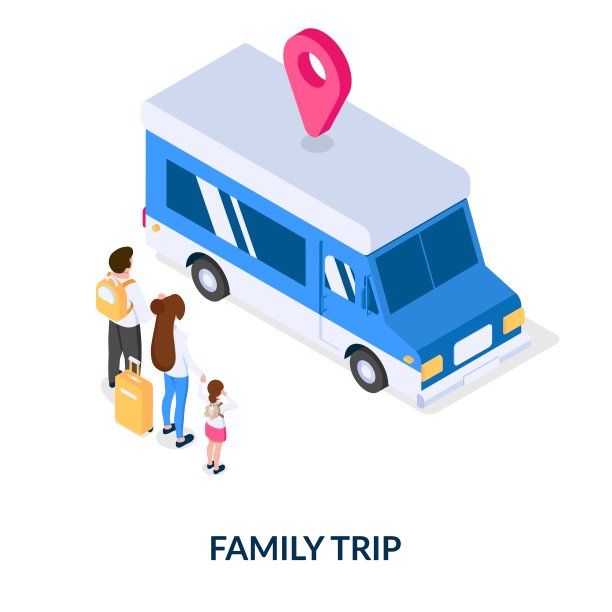 家庭旅行的概念。图片下载