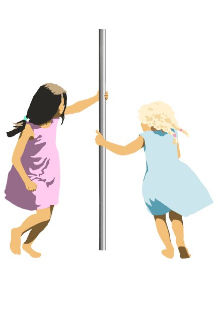 孩子们在玩:抓游戏图片下载