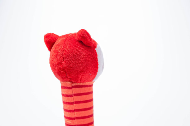 在白色背景上孤立的软玩具图片下载