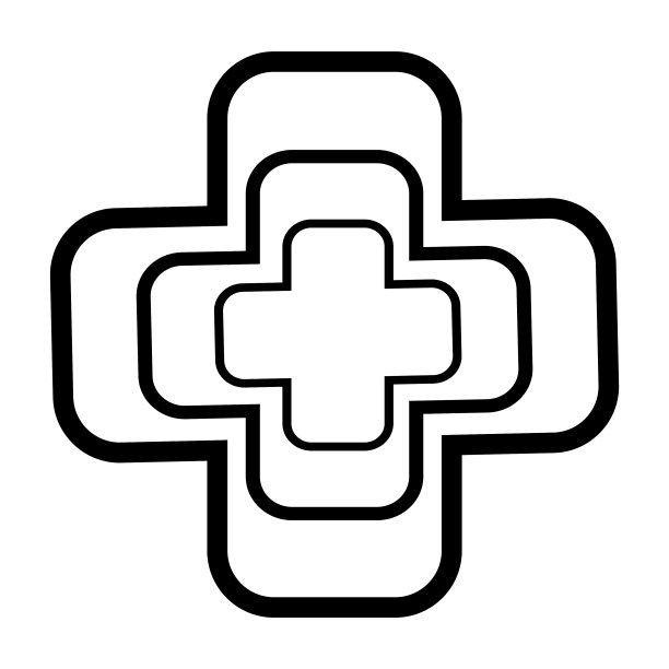 十字，绿色，线条，霓虹灯，药房，标志图标图片下载