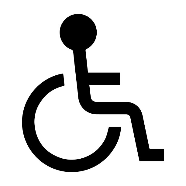 椅子、残疾人标志、轮椅图标图片下载