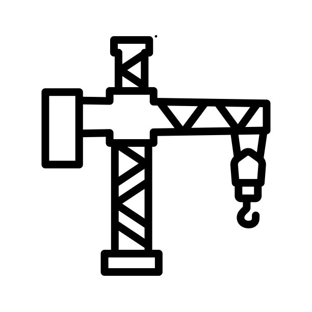 塔式起重机的图标图片下载