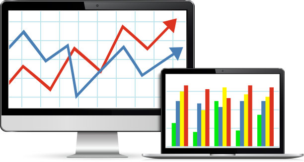 现实的现代单体电脑和笔记本电脑图片下载