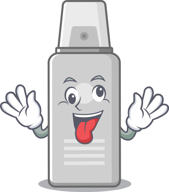 吉祥物设计剃须泡沫有一个好笑图片下载