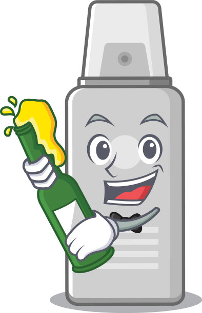 一个漫画设计风格的剃须泡沫欢呼图片下载