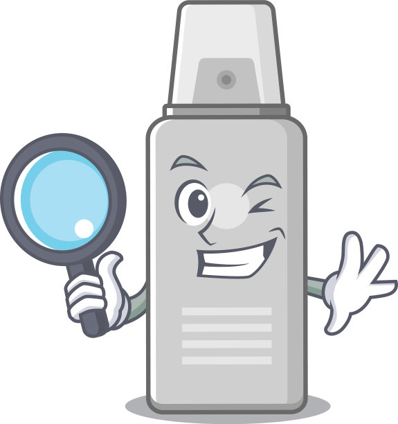 卡通吉祥物设计剃须泡沫棒极了图片下载