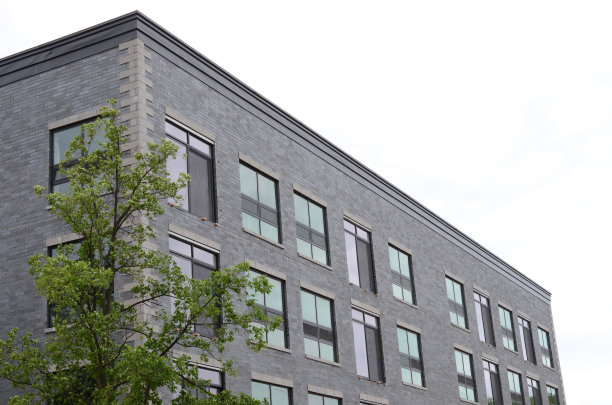 正在施工的公寓建筑细节图片下载