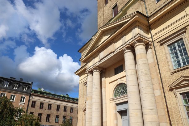 瑞典的哥德堡大教堂图片下载