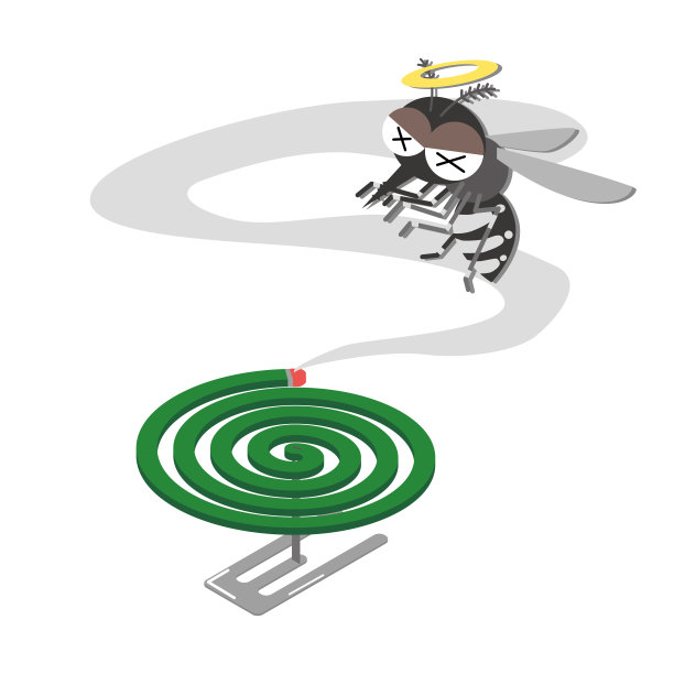 用蚊香灭蚊图解图片下载