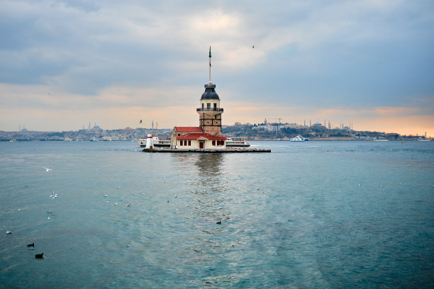 伊斯坦布尔的少女塔(kiz kulesi)图片下载