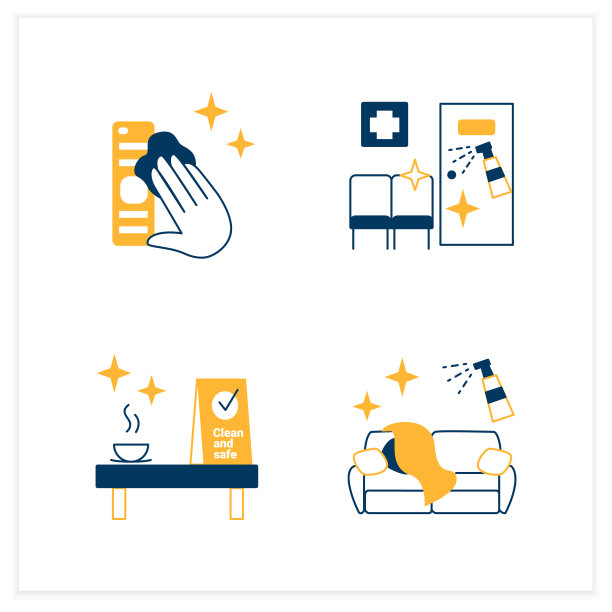 表面消毒平面图标设置图片下载