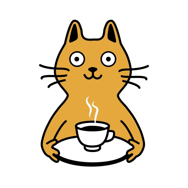黄猫配咖啡图片下载