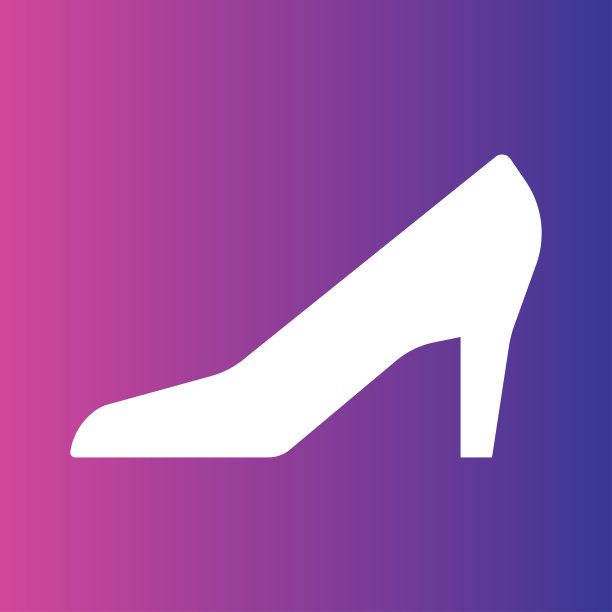 女鞋图标插图孤立矢量符号符号图片下载