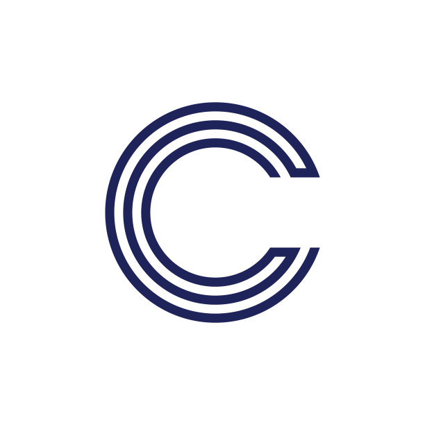 字母C矢量股票插图设计模板。图片下载