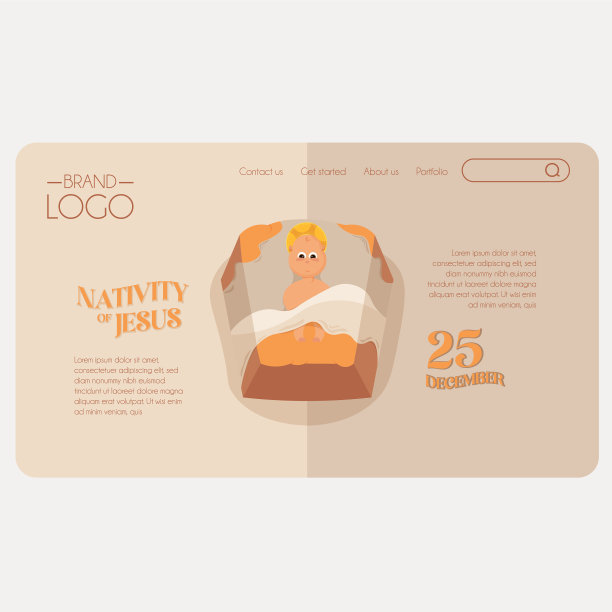 孤立贺卡诞生图片下载