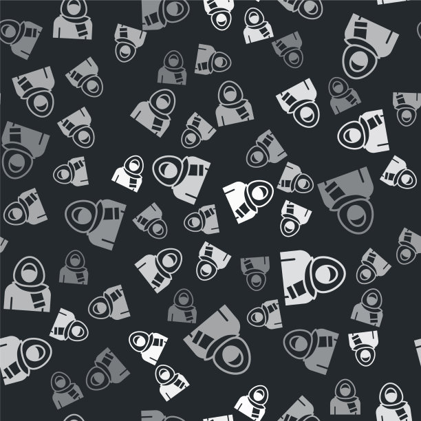 灰色的穆斯林妇女戴着头巾，天衣无缝图片下载