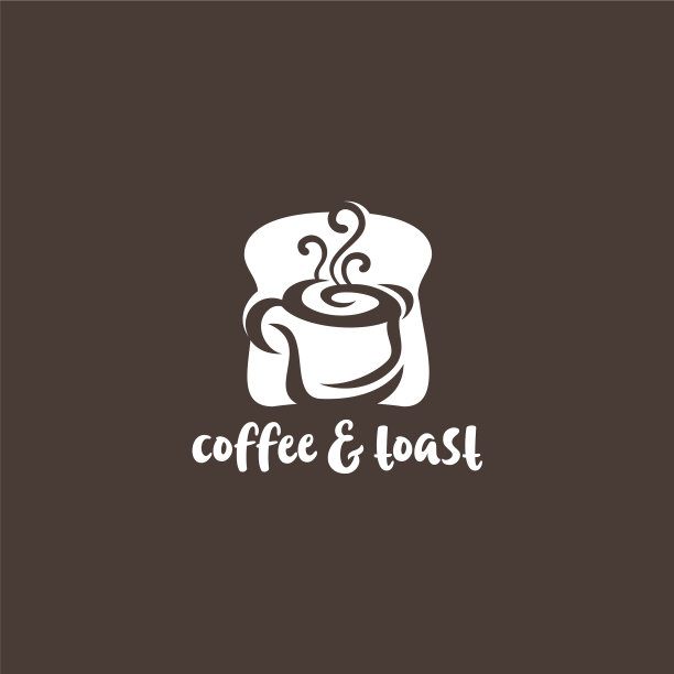 抽象的吐司、咖啡和吐司面包图片下载