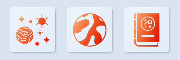 设定行星空间和行星书籍天文学图片下载