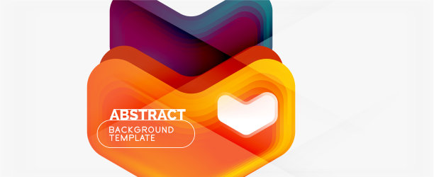 三维箭头几何构成抽象图片下载