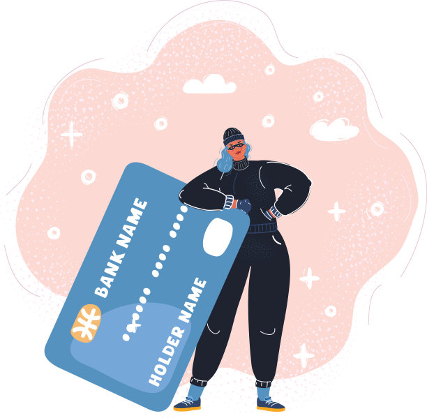拿着信用卡的小偷图片下载