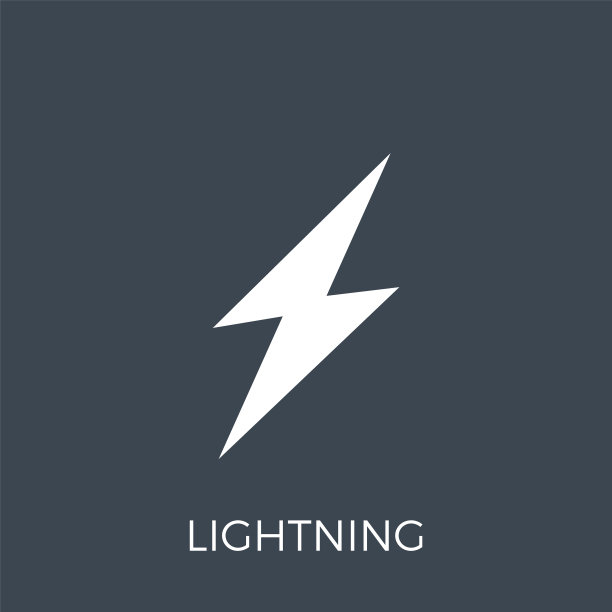 闪电图标图片下载