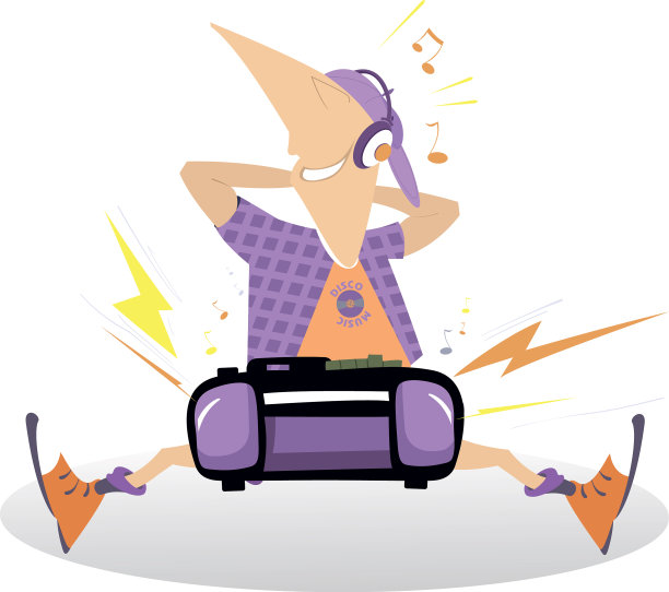 青少年的音乐和音响图片下载