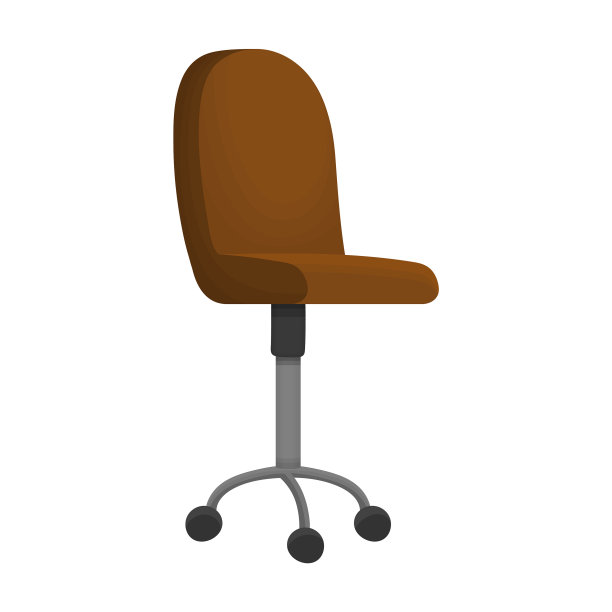 椅子办公室卡通图标图片下载