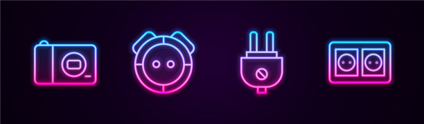 设线照相机器人吸尘器图片下载