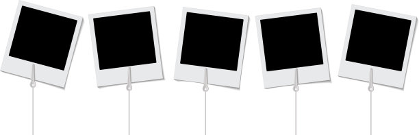 设置复古相框与持有人的照片图片下载