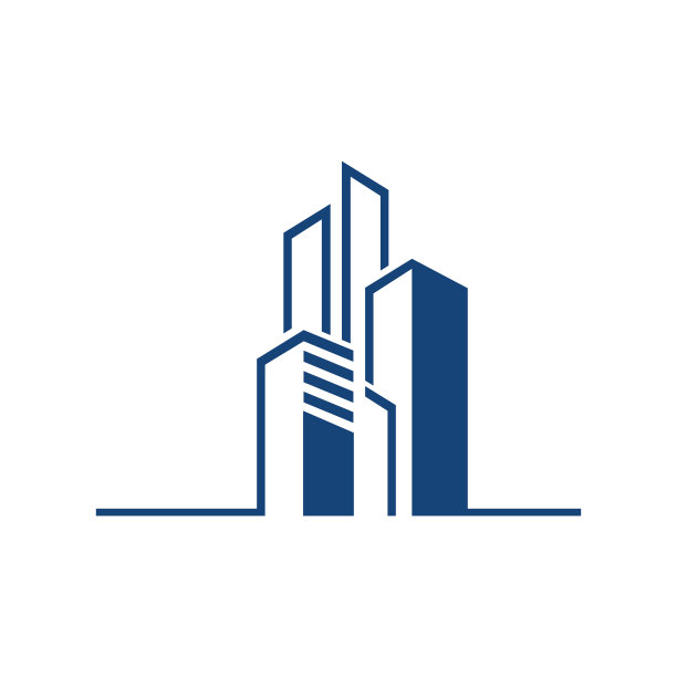 现代简约的方形线条艺术建筑图片下载