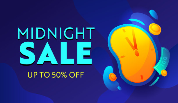 午夜特价特价广告横幅图片下载