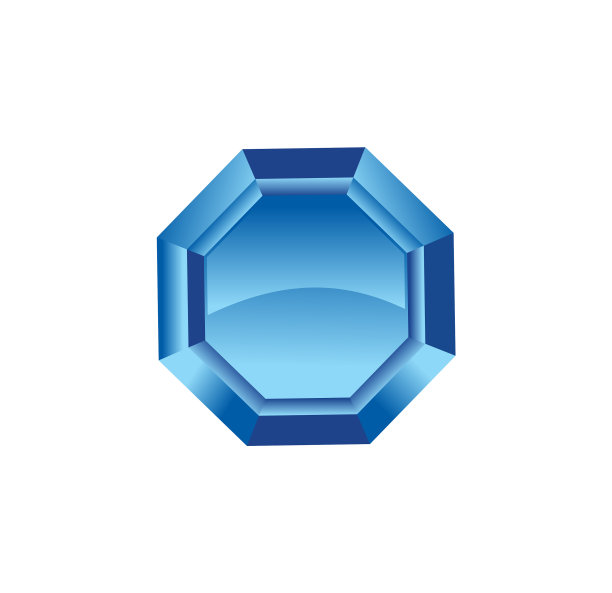 钻石蓝色标志图片下载